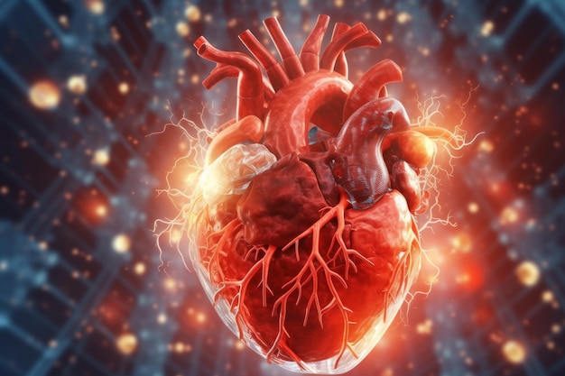 Coração humano em formação científica