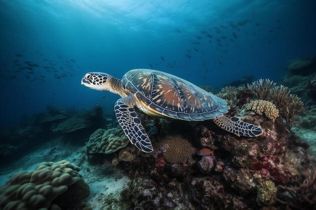 Coral Kingdom Entdecken Sie die Schönheit einer Hawksbill-Welt