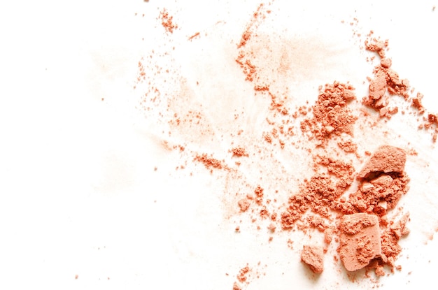 Coral sombra e blush isolado no fundo branco Imagem