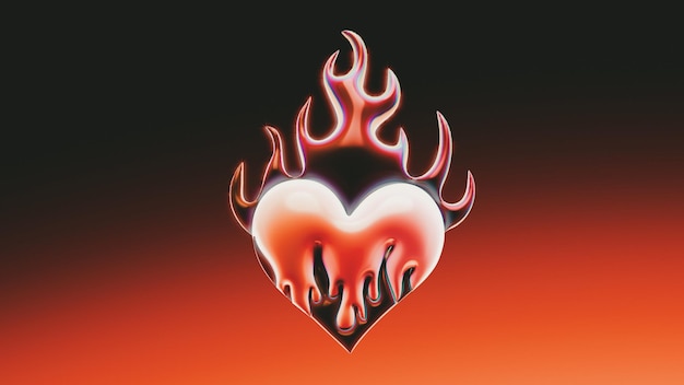 El corazón ardiente