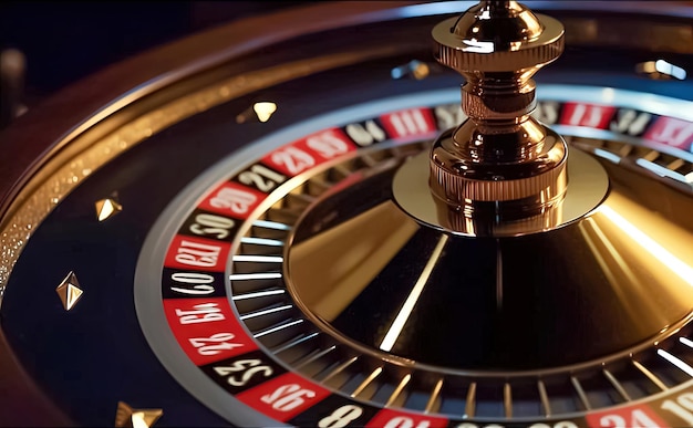 El corazón del casino La rueda de la ruleta en movimiento IA generativa