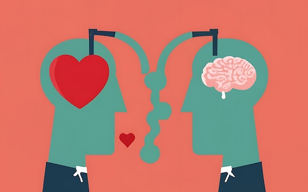 El corazón y el cerebro en dilema