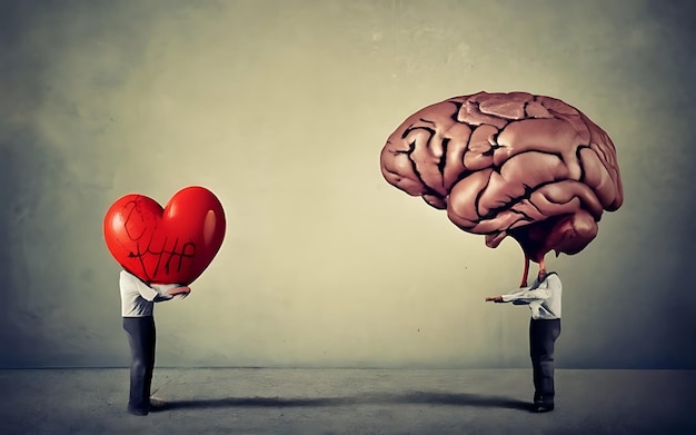 El corazón y el cerebro en dilema