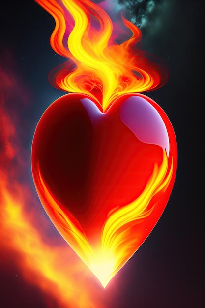 Corazón en el fuego