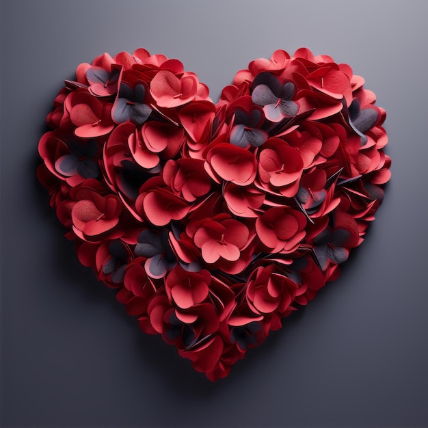 Corazón grande abstracto del día de San Valentín