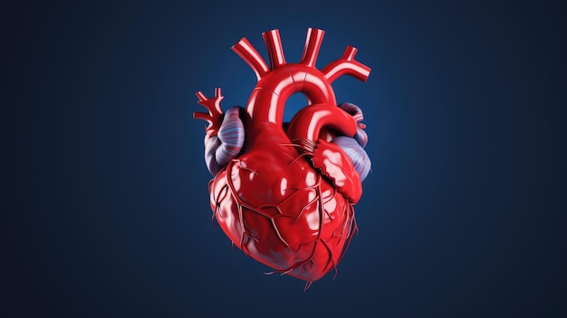 El corazón humano en 3D es súper realista