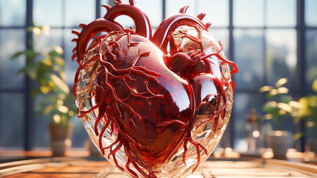 El corazón humano en 3D