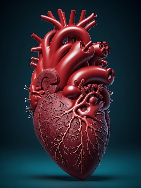 Corazón latiendo con vitalidad y fuerza Imagen vectorial de alta resolución para uso profesional