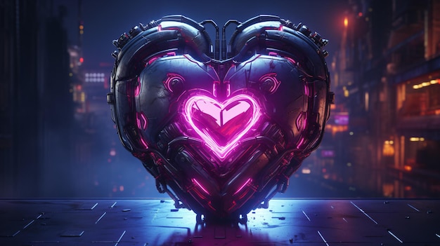 El corazón de neón del cyberpunk