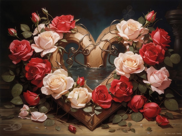 El corazón de las rosas