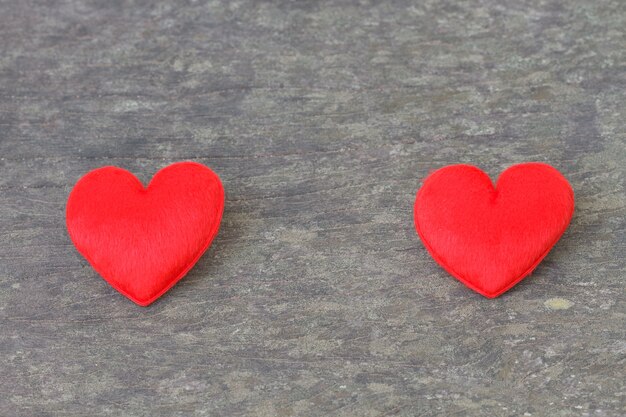 Corazón en una tabla de madera