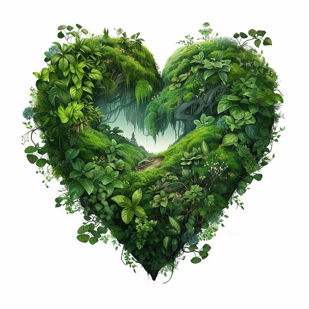 Corazón verde