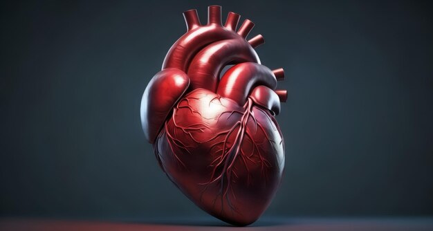 El corazón vibrante es un símbolo de vida y amor