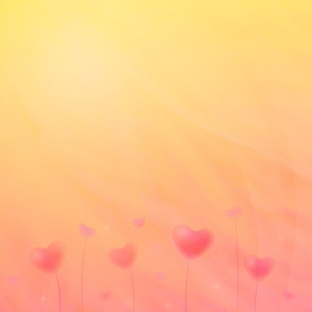 Corazones de fondo abstracto para el diseño de fondo del día de San Valentín