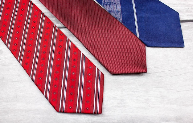 Corbata clásica de hombre Corbata de hombre roja y azul