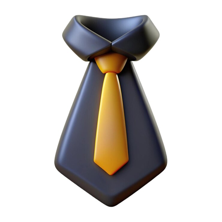La corbata en el elemento 3D