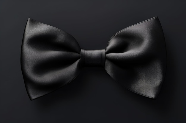 Foto corbata preta com papoula em elegância escura