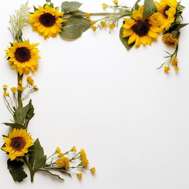 Foto corchetes de girasol de otoño 100 rosas en flor flores de campana lirio oriental girasol diente de sierra