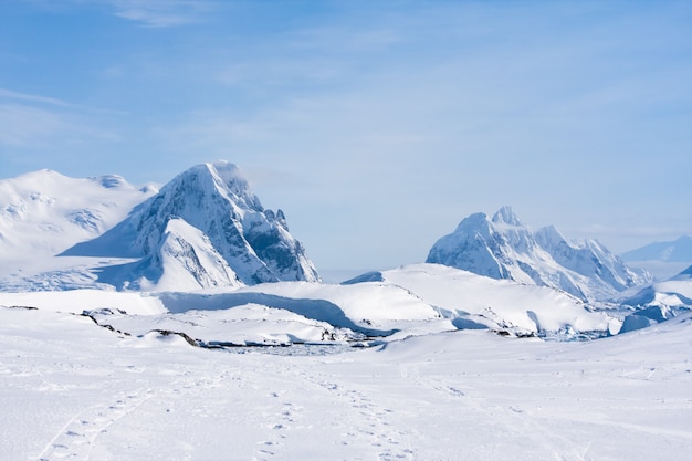 Foto cordilheira antártica