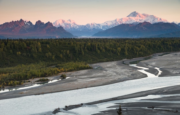 Cordilheira Denali Mt McKinley Alasca América do Norte