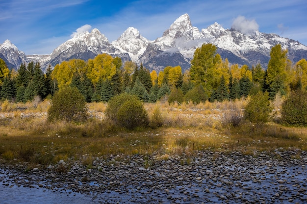 Cordilheira jagged grand teton