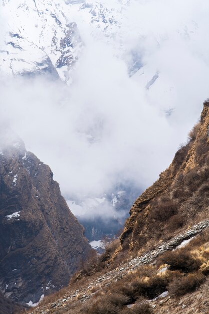 Cordilheira no nepal