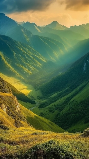 La cordillera se encuentra en las montañas.