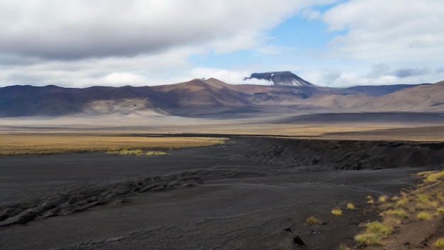 cordillera de las montañas Batman Islandia Verano