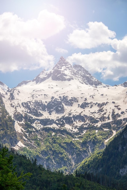 Cordillera nevada en Austria Loferer Steinberge