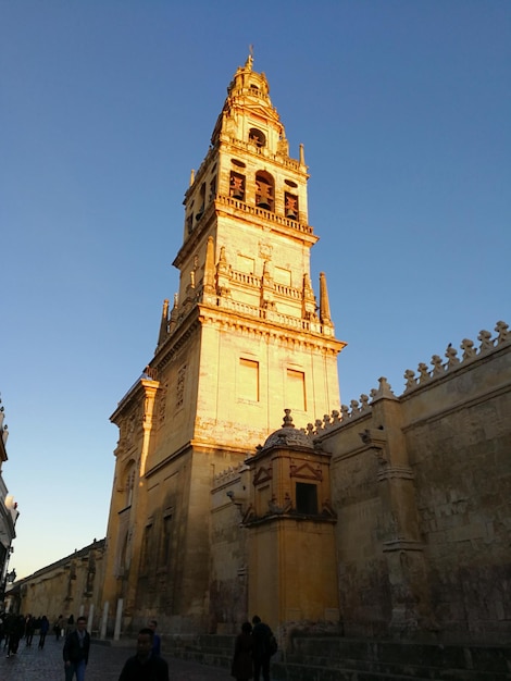 Córdoba España 13 de diciembre de 2017 Vista de la mezquita de Córdoba