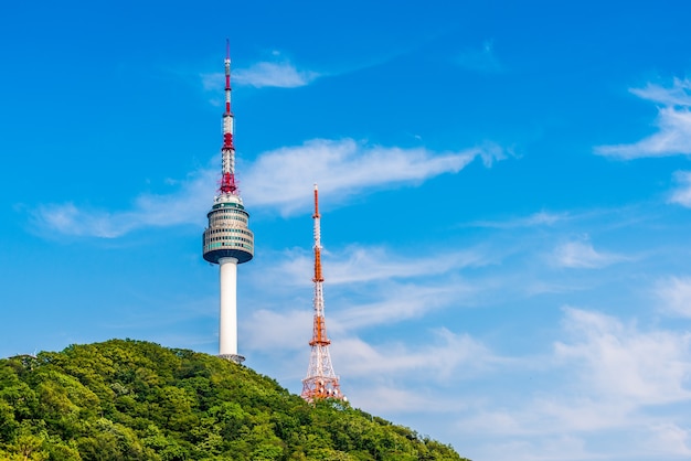 Corea, Torre Namsan en Seúl, Corea del Sur