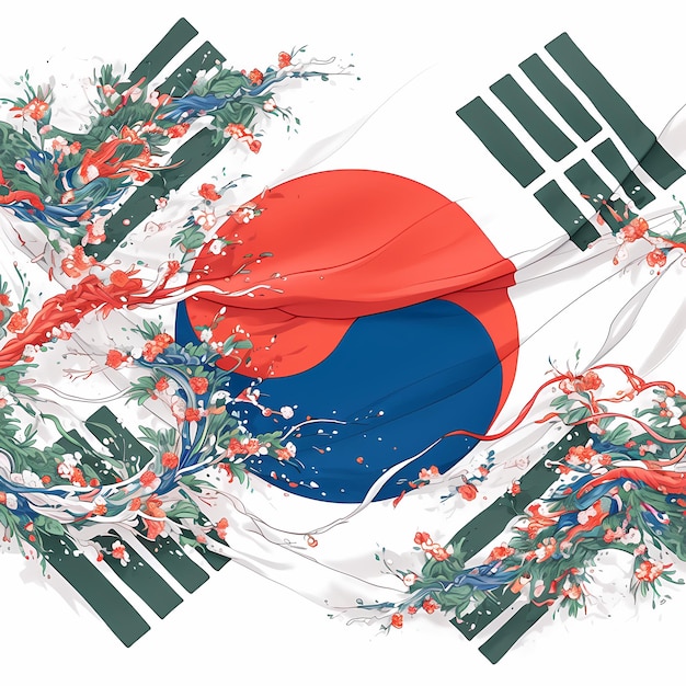 Corea vibrante símbolo de la cultura y la unidad