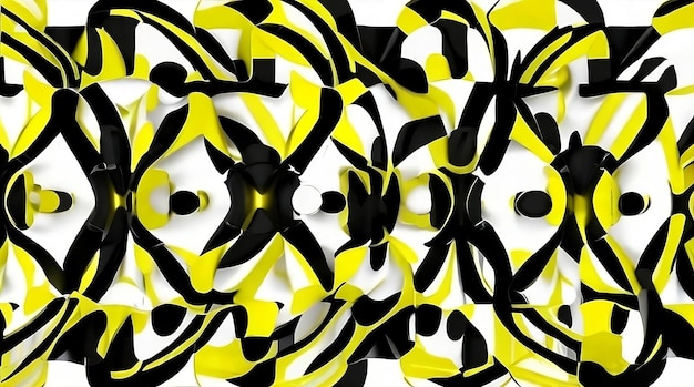 Cores amarelas de fundo abstratas e circulares