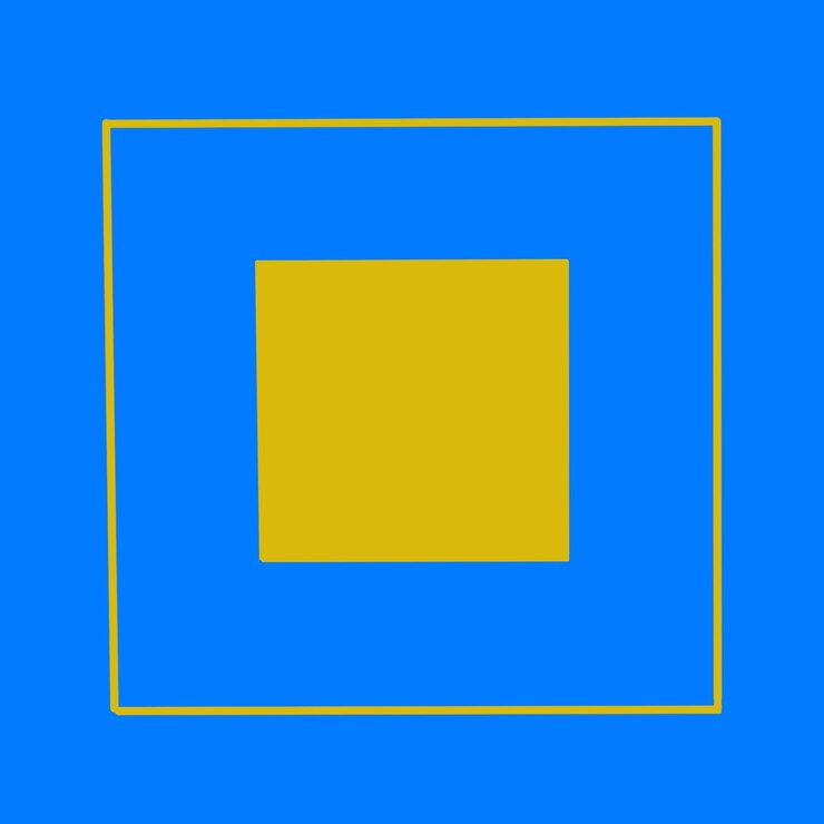 Foto cores de fundo azul-amarelo do padrão geométrico da bandeira ucraniana