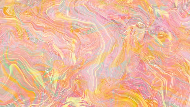 Cores vibrantes de fotos premium e padrões de onda criam elegância gerada por IA