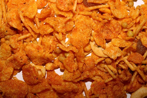 Foto cornflakes mischung snacks