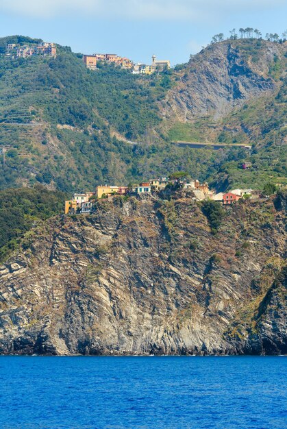 Corniglia del barco Cinque Terre