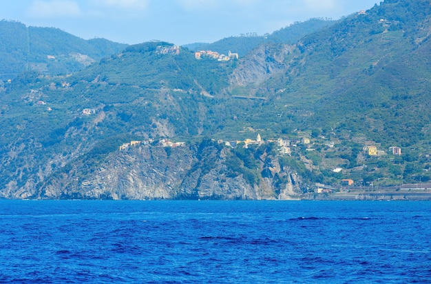 Corniglia del barco Cinque Terre