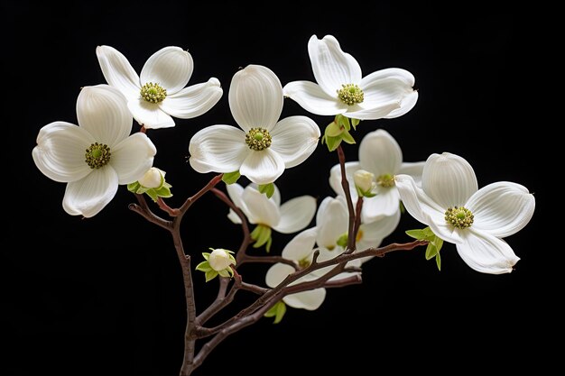 Cornus Kousa Blossom y Bracts hermoso dogwood con flores nativo de China