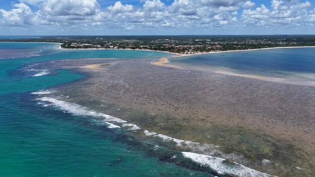 Coroa Vermelha Beach in Santa Cruz Cabralia Bahia Brasilien Entdeckungsküste