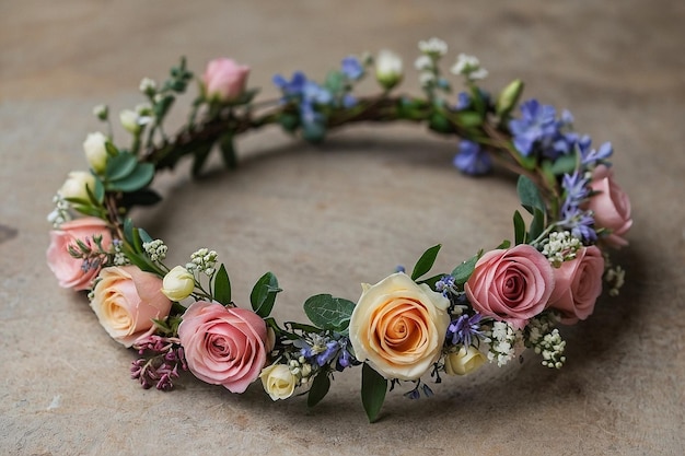 Corona de flores por defecto