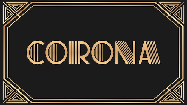 Corona-Jazz-Gold-Text