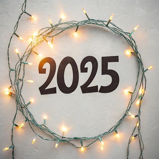 una corona con luces que dicen s quot 0 quot en él