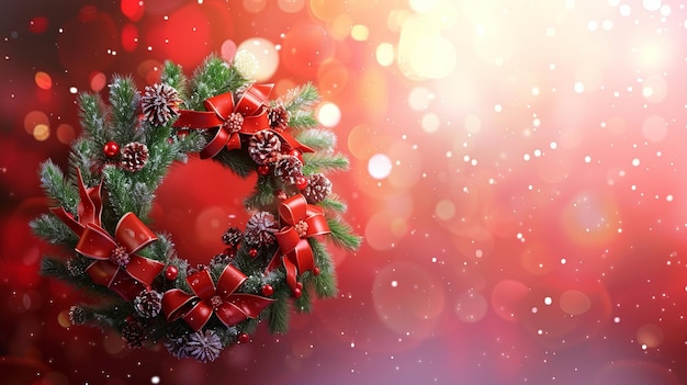 La corona de Navidad