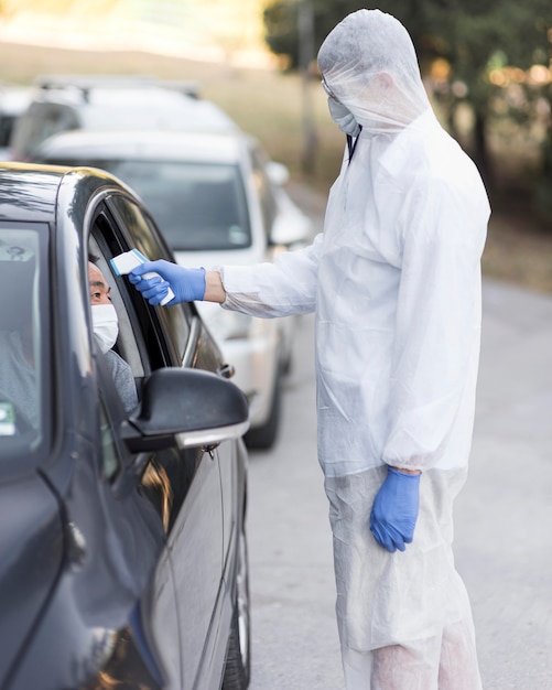 Foto coronavirus-beispielverfahren