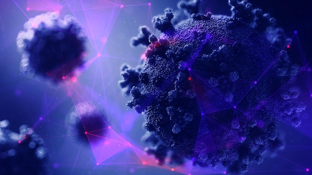 Coronavirus Microscopic View