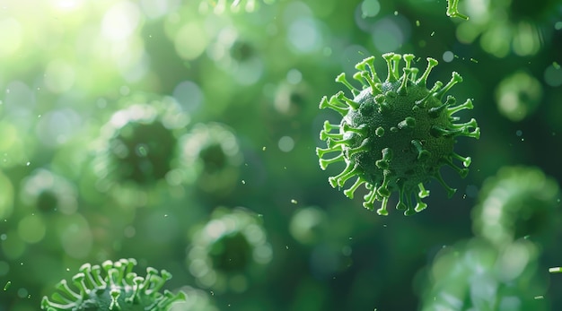 Coronavirus que se propagan por el aire