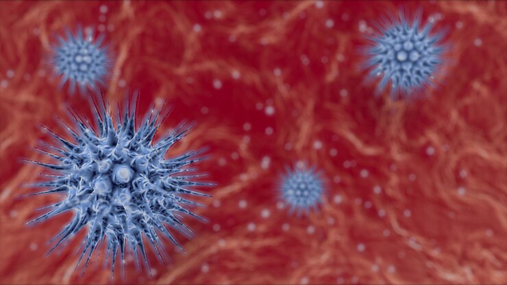 Foto coronavírus sarscov2 wuhan vírus sob microscopencov vírus respiratório sars mers covid 19