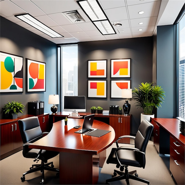 Corporate Office Raumdekoration Innenkonzept Design