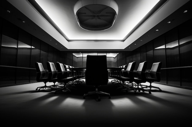 corporativo_elegancia_sala de juntas_bw